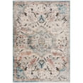 thumbnail image 2 of LaDole Rugs Traditional Persian Oriental Distressed Teal Turquoise Ivory Grey Orange Area Rug 7'10"x10'6", 2 of 5