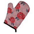 thumbnail image 1 of Carolines Treasures BB7513OVMT Aquarelle Rouge Roses & Polkadots Four Mitaines, 1 of 3