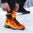 thumbnail image 6 of Mens Winter Snow Boots Anti Slip Hiking Outdoor Trekking Shoes, 6 of 11