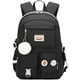 thumbnail image 2 of Mochila escolar Spotted Tiger para niñas con lonchera (negra), 2 of 7