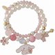 thumbnail image 3 of Kawaii Bracelet Crystal Pearl Bracelet, Anime Elastic Stretch Crystal Bead Bracelet Cute Cartoon Kawaii Elastic Beaded Bracelets for Girls Women, 3 of 4