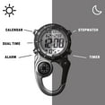 thumbnail image 5 of Dakota Digital Clip Watch - Alarm, Stopwatch, Timer, Dual Time, Tactical Outdoor Gifts for Men & Women, 5 of 10