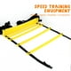 thumbnail image 3 of Kit de escalera de entrenamiento de agilidad y velocidad, 12 peldaños planos ajustables y 10 conos (naranja y amarillo) para Fo, 3 of 9