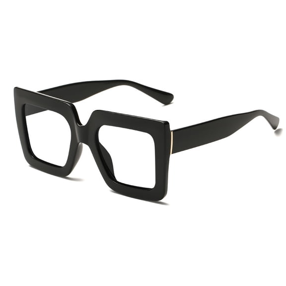 Classic Square Frame Anti-Blue Light Women's Fashionable Simple Ultra-Light Non-Prescription Glasses