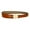 Brown, variant on INSPIRE CHIC Faux Leather Skinny Belt for Women Round Metal Buckle Waist Belts For Jeans Dress Black