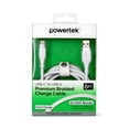 thumbnail image 5 of Liquipel Powertek Type-C Fast Charger Cable, 6ft USB-C for Galaxy, Note, Tab, MacBook, Premium White, 5 of 9