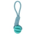 thumbnail image 2 of Pelota para Mascaras Mascotas, Cuerda de Algodón, Juguete para Masticar Perros, Cuerda de Goma Con dispensador de Golosinas de Limpieza, Campana Interactiva Resistente A, 2 of 7