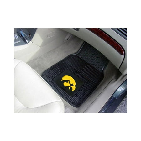 NCAA - Iowa Hawkeyes Heavy Duty 2 Piece Vinyl Car Mats