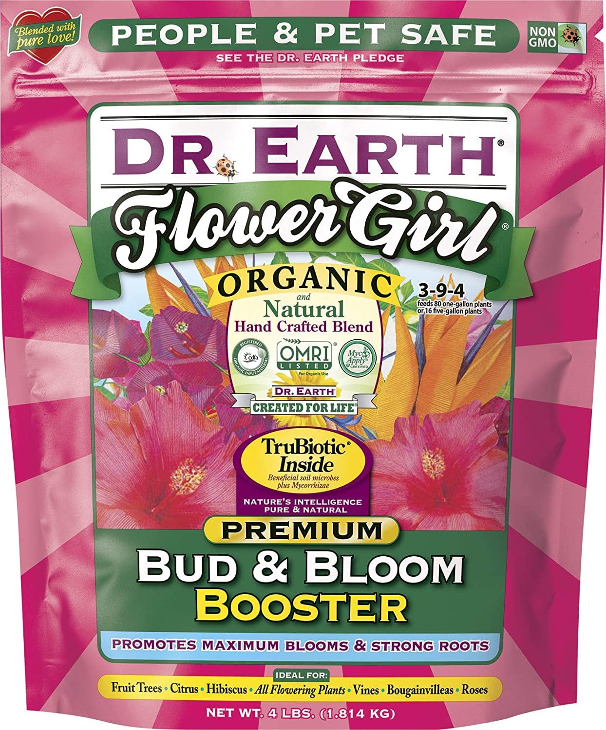 Earth G Fertilizer  Soil 707P Organic 8 Bud  Bloom Fertilizer in Poly Bag, Dr 