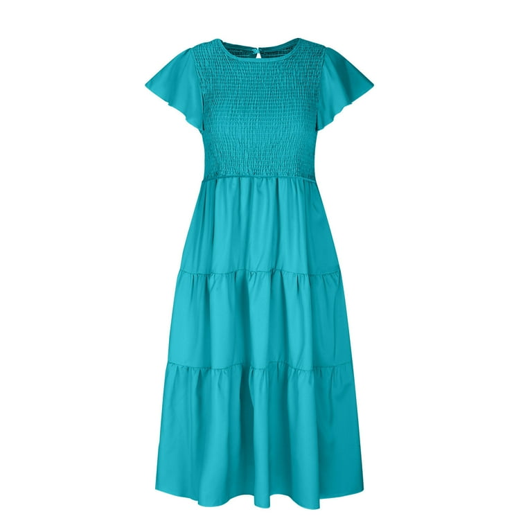 sachin and babi light blue dress Fit and Flare Dresses main image 0