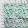thumbnail image 2 of oneOone Cotton Silk Light Green Fabric Travel Sewing Material Print Fabric By The Yard 42 Inch Wide, 2 of 4