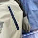 thumbnail image 5 of Abrigo de hombre de primavera y otoño, chaqueta holgada de exterior con cuello alto y capucha impermeable de manga larga, 5 of 5