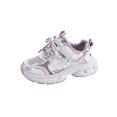 thumbnail image 3 of YOUYEDIAN Girls Sneakers Fashion Casual Hollow Mesh Breathable Chunky Sneakers, 3 of 5