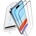 thumbnail image 1 of wonima11 2 Pack Screen Protector for iPhone 16 Pro Max,Durable and Drop-Proof with 9H Hardness,Bubble-and-Dust-Free 16 Pro Max HD High-Aluminum Tempered Glass,Easy Installation Exclusively, 1 of 1