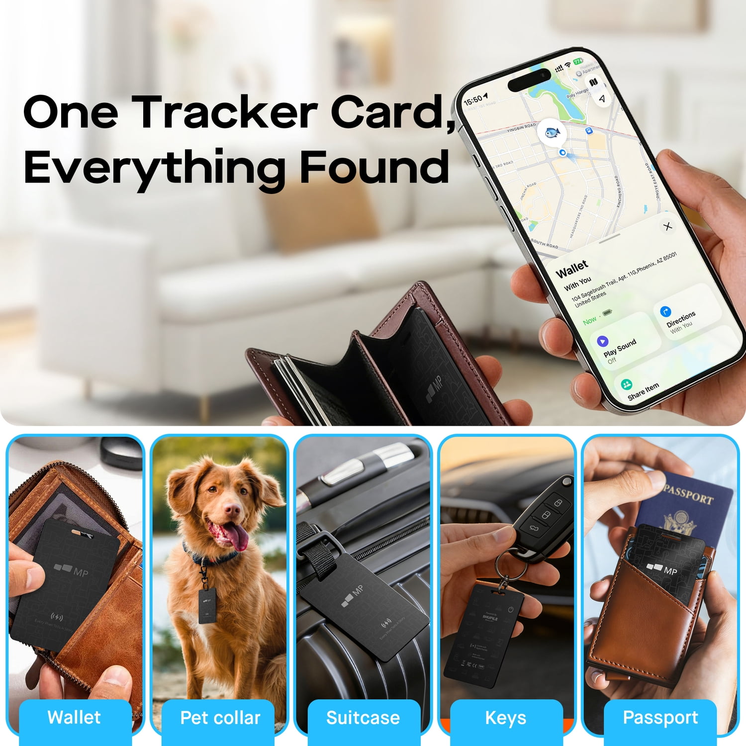 Mobile Pixels Portable Tracker Locator