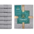 thumbnail image 5 of Adobella 6 Piece Cotton Bath Towel Collection, Gray, 5 of 7