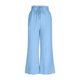 thumbnail image 4 of Pincandy Women's Solid Color Casual Loose Wide Leg Pants - Elastic Waist with Drawstring & Pockets, Casual Style for Daily Wear, 4 of 7