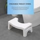 thumbnail image 4 of Irfora Taburete de inodoro plegable Taburete de baño splicable Taburete de pie de postura sentada Taburete de baño para inodoro Taburete de inodoro para niños Adultos Mujer embarazada Irfora Taburete de baño, 4 of 7