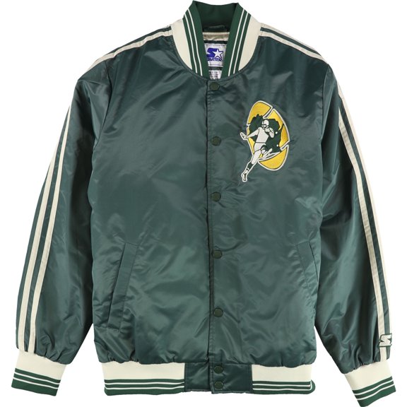 STARTER Mens Green Bay Packers Varsity Jacket pac L
