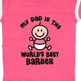 thumbnail image 4 of Inktastic My Daddy Worlds Best Barber Girls Baby Bodysuit, 4 of 5
