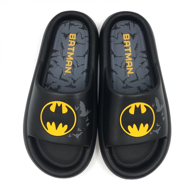 Batman Logo Flip Flop Comfort Slide Sandals-XLarge 13-14  display picture 2