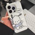 thumbnail image 1 of Sanrio Hello Kitty Pochacco Happy Phone Case For iPhone 15 14 13 12 11 Pro Max 7 8 Plus XR XS MAX Y2K Girl Anti Fall Back Cover, 1 of 5