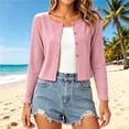 thumbnail image 6 of Brqkzdu Knit Cardigan Sweater for Womens Fall Long Sleeve Casual Button Down Cardigans Breathable Loose Comfy Lightweight Cardigan Outerwear, 6 of 9