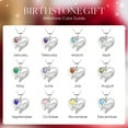 thumbnail image 6 of Sanmadrola Mothers Day Gifts for Mom, Mom Birth Stones Heart Pendant with Box Birthday Jewelry Gifts for Women Grandma Wife from Daughter Son, 6 of 6