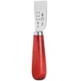 thumbnail image 1 of Cuchillo de cuero de acero inoxidable, mango recto de madera, herramienta de tallado de bordes, artesanía, 1 of 8