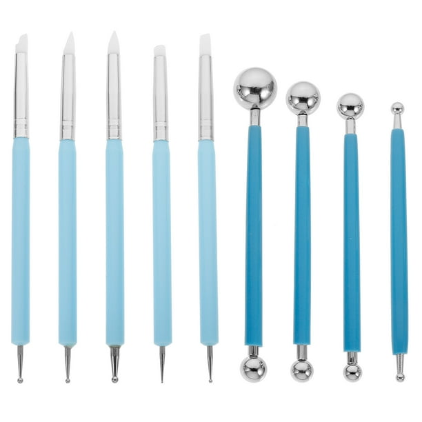 1 Set Handmade DIY Clay Sculpting Tool Modeling Dotting Tool for Clay