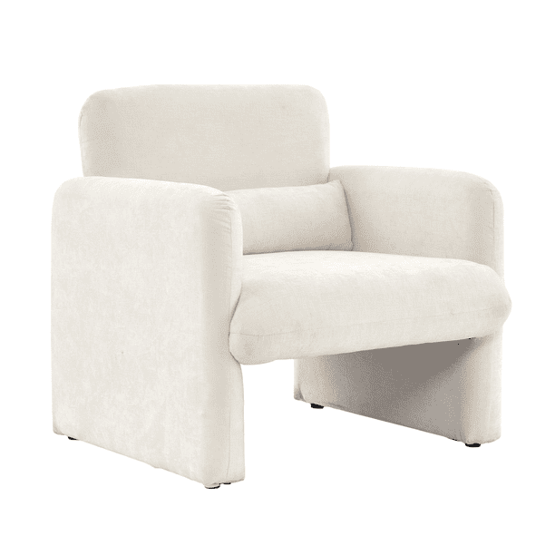 Yeshouse Sillón moderno con brazos, tapizado en chenilla, de una plaza, 72 cm de ancho x 68 cm de profundidad. Cómodo sillón para sala de estar, dormitorio y oficina