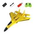 thumbnail image 2 of Avión RC de juguete RC de espuma modelo de avión de juguete anticaída anticolisión Jet Fighter RC planeador fácil de controlar para niños y adultos Amarillo, 2 of 6