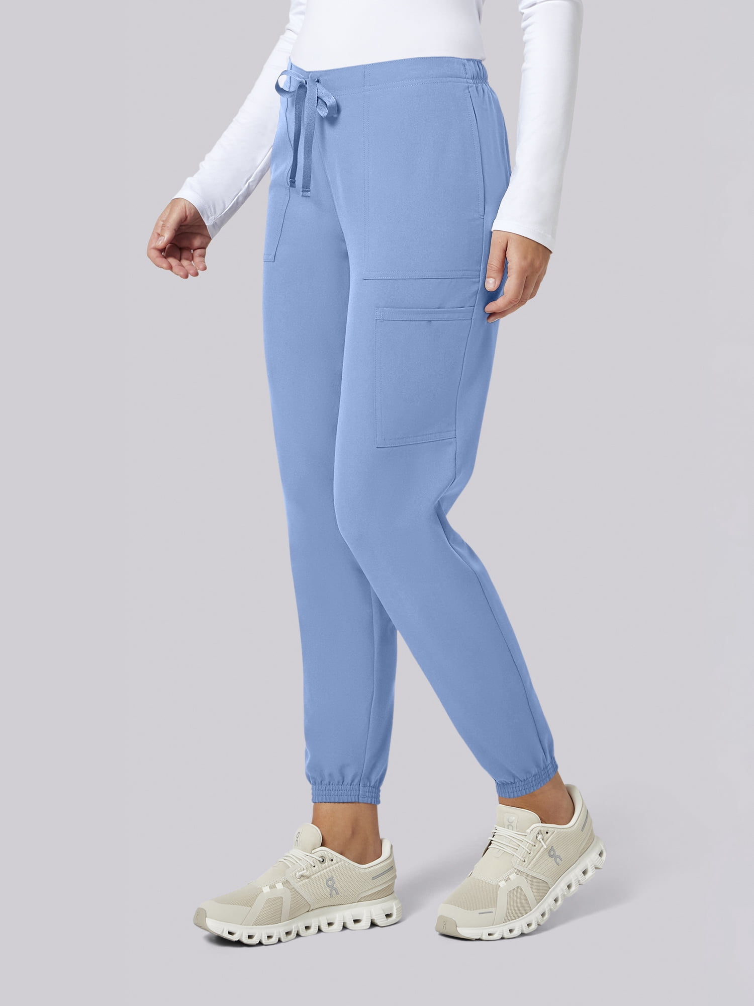 Scrubstar Core Essentials Women’s Drawstring Cargo Jogger Scrub Pant, Sizes XS–3XL