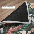 thumbnail image 6 of Addison Rugs Dream Shag Premium Machine Washable Transitional Floral & Leaves Midnight Rectangle Rug, 5' x 7'6", 6 of 8