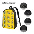thumbnail image 5 of Dog Man Laptop Backpack 3 Piece Set with Lunch Box And Pencil Case, 3D Printed Lightweight High-capacity Bookbag Fashion Bento Backpack, 5 of 8