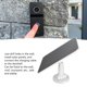 thumbnail image 3 of Panel Solar De 12W Para Timbre, IP66 Resistente Al Agua Con Soporte Ajustable De 360 ​​Grados, Compatible Con Doorbell, Ring Video Doorbell 2, 3, 4 Plus Y Cámara 2K., 3 of 7