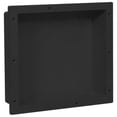 thumbnail image 1 of vidaXL Shower Niche Matt Black 41x36x10 cm, 1 of 5
