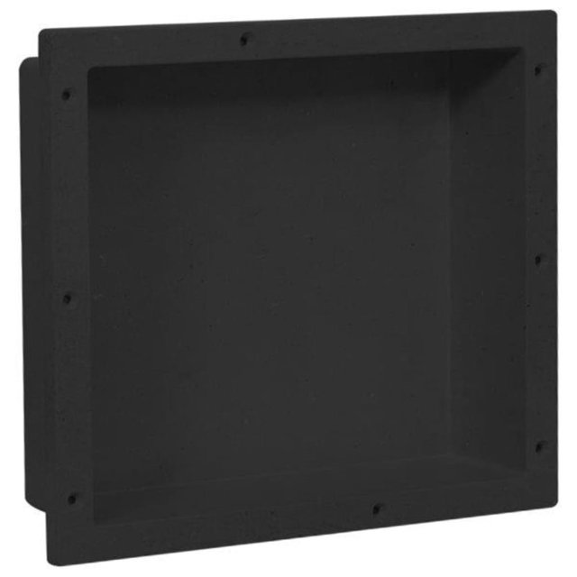 vidaXL Niche de Douche Noir Mat 41x36x10 cm