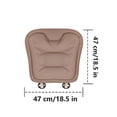 thumbnail image 3 of Leather Car Seat Cushion for Enhanced Driving Comfort Universal Fit Breathable Mesh Support Pad, 3 of 6