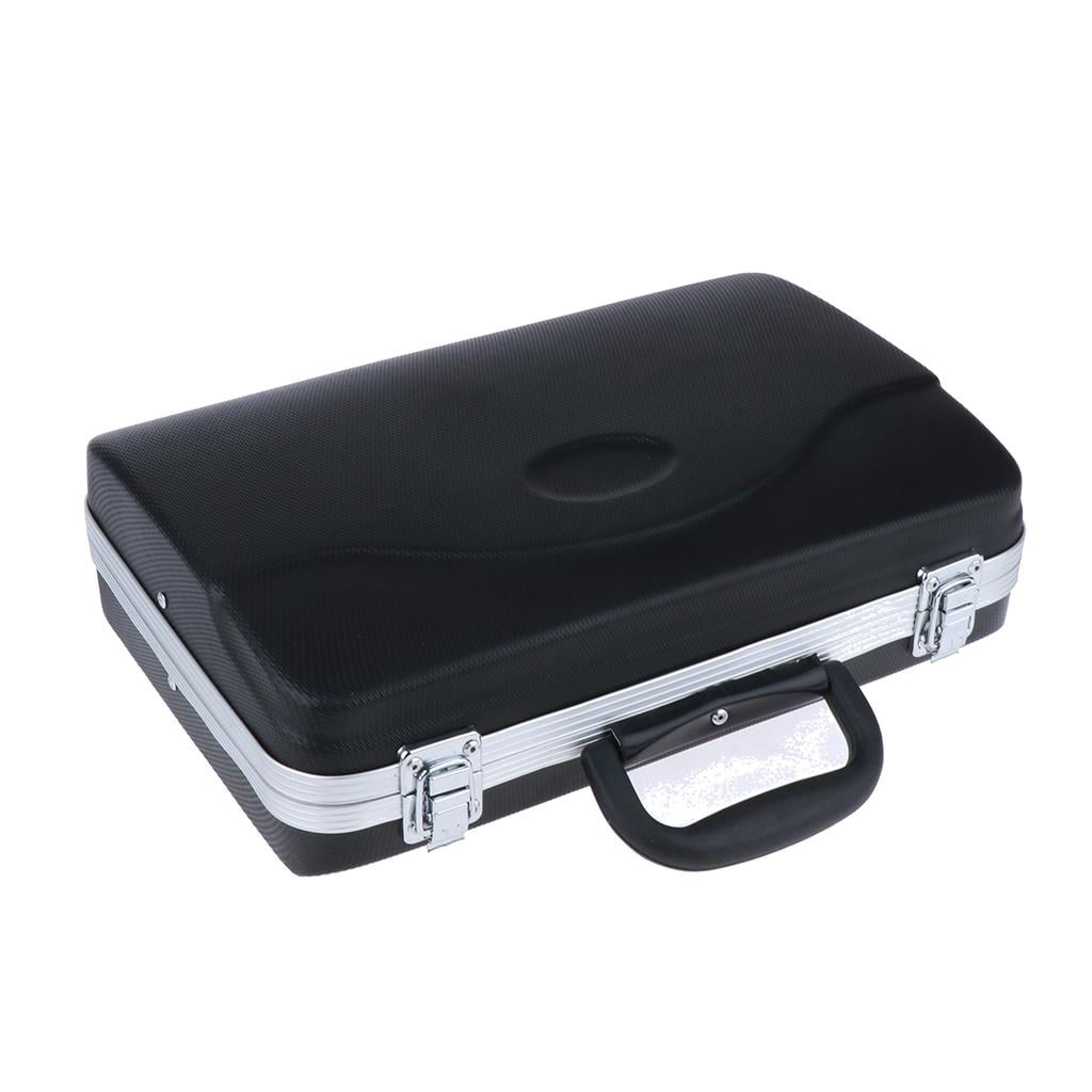 Clarinet Case Organizer Suitcase with Interior Lining Waterproof Portable Woodwind Instrument Accessory