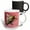 Multicolor, variant on 3drose, Image of a Bee on a Pink Background, 11oz Two-tone Green Mug