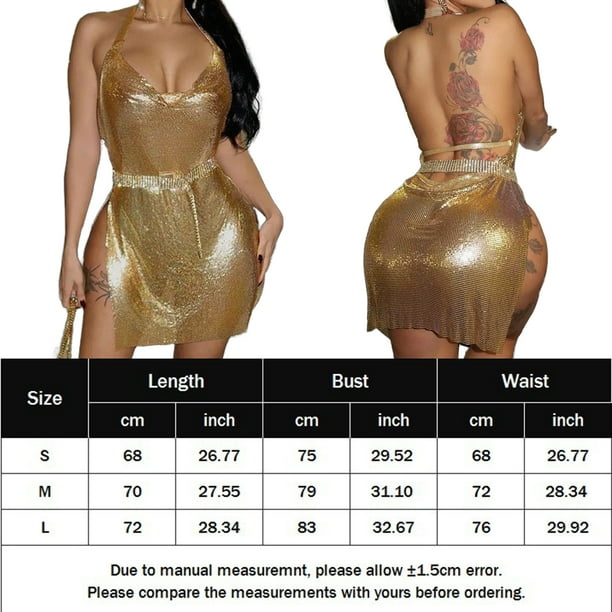 Vestido De Lentejuelas Para Mujer Sexy - Cuello En V Halter, Corto Y Ajustado, Ideal Para Fiestas, Noche Y Looks Brillantes