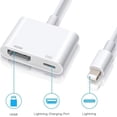 thumbnail image 2 of [Apple MFi Certified] Lightning to HDMI Adapter, 1080P Lightning to Digital AV Adapter HD TV Connector Cable, for iPhone iPad iPod, 4K HDMI Sync Screen Converter on HD TV Monitor Projector, 2 of 6