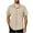 Khaki, variant on Mlzmgr Plus Size Mens T Shirts with Pockets Short Sleeve Button down Tops for Men M-5XL Summer Vacation Casual Shirts