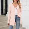 thumbnail image 2 of Cardigan Sweaters for Women Lightweight Open Front Long Sweater Plus Size Knit Casual Fall Outfits with Pocket, 2 of 8