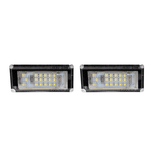 Lámpara LED de Matrícula, 1 par 6000K 18 LED NÚMERO PlacA Licencia Panel Lámpara para R50 2001-2006