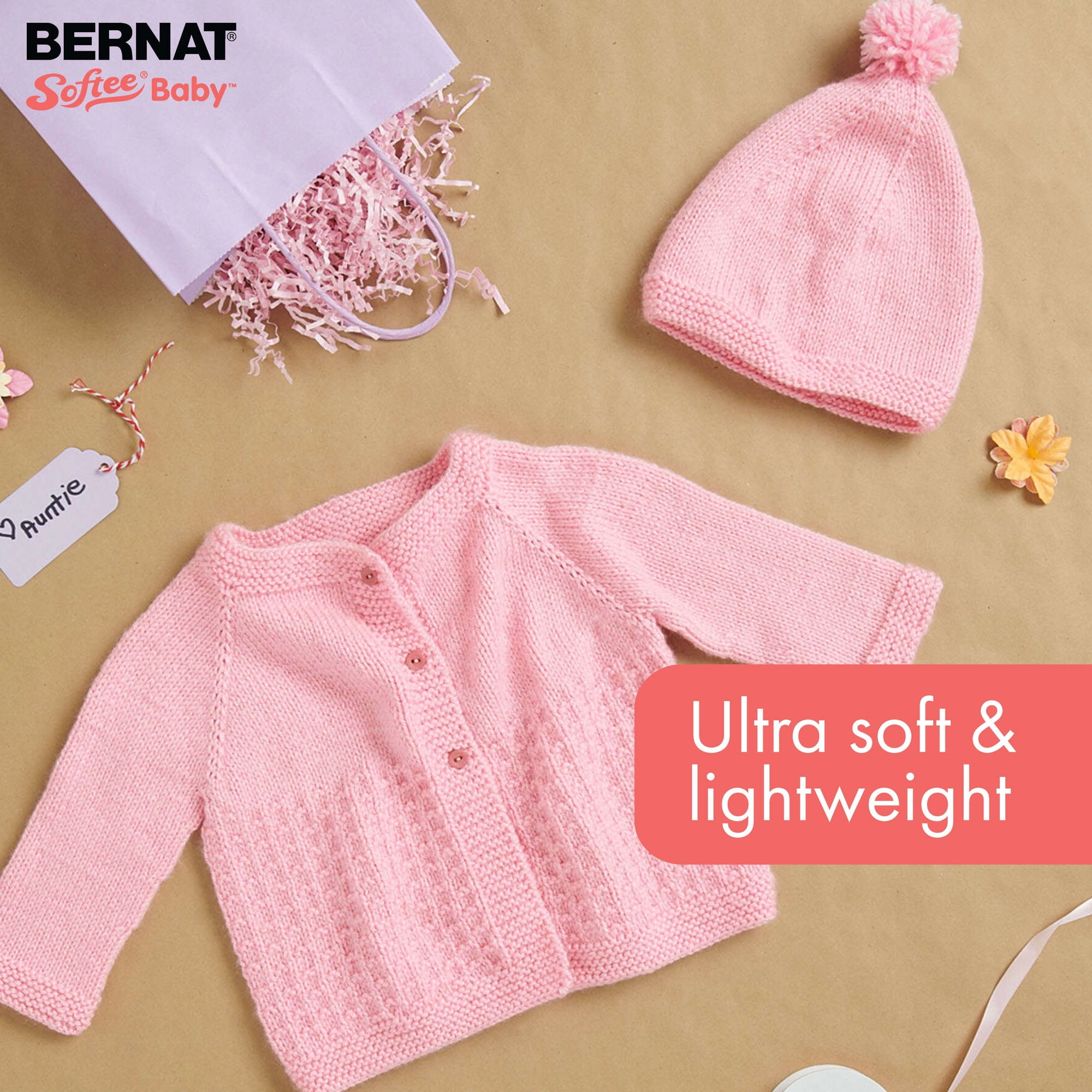 Bernat® Softee® Baby™ Yarn, Acrylic #3 DK, 5oz/140g, 362 Yards, Soft, easy-care premium yarn