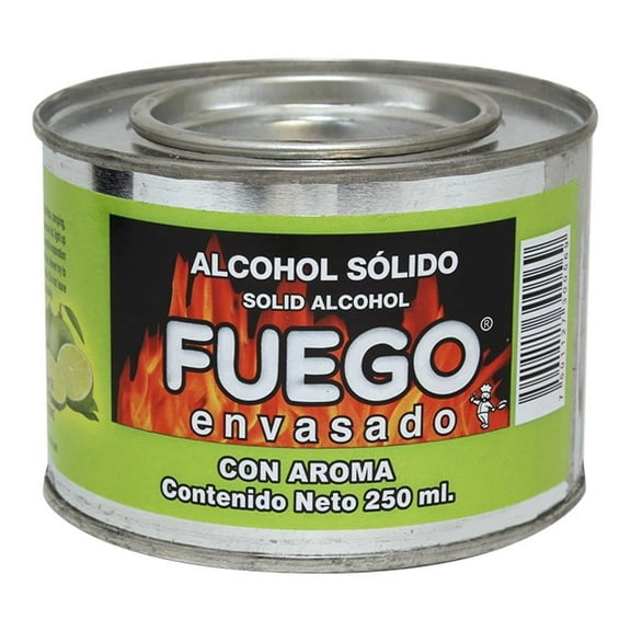 Alcohol sólido Fuego Envasado con Aroma 250 ml