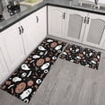 thumbnail image 2 of Accented Spooky Halloween Pattern Kitchen Rugs Sets Of 2,Anti Fatigue Kitchen Mat Rugs Non Slip Washable,Decorative Kitchen Floor Mats for Kitchen,Sink,Laundry,17"x30"+17"x47", 2 of 7