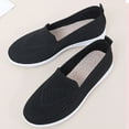 thumbnail image 5 of Womens Slip-On Shoes Breathable Mesh Casual Walking Shoes Lightweight All-Day Comfort for Errand Running Black,Size 42, 5 of 9